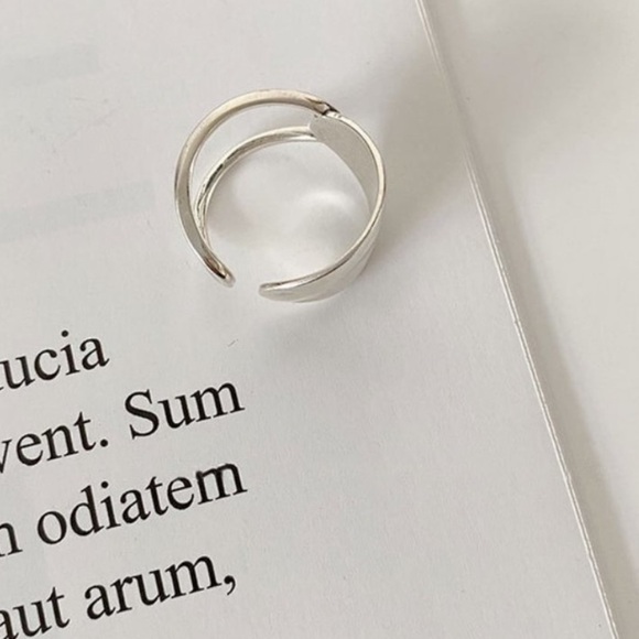 NEW 925 Sterling Silver Open Adjustable Ring - Picture 6 of 14